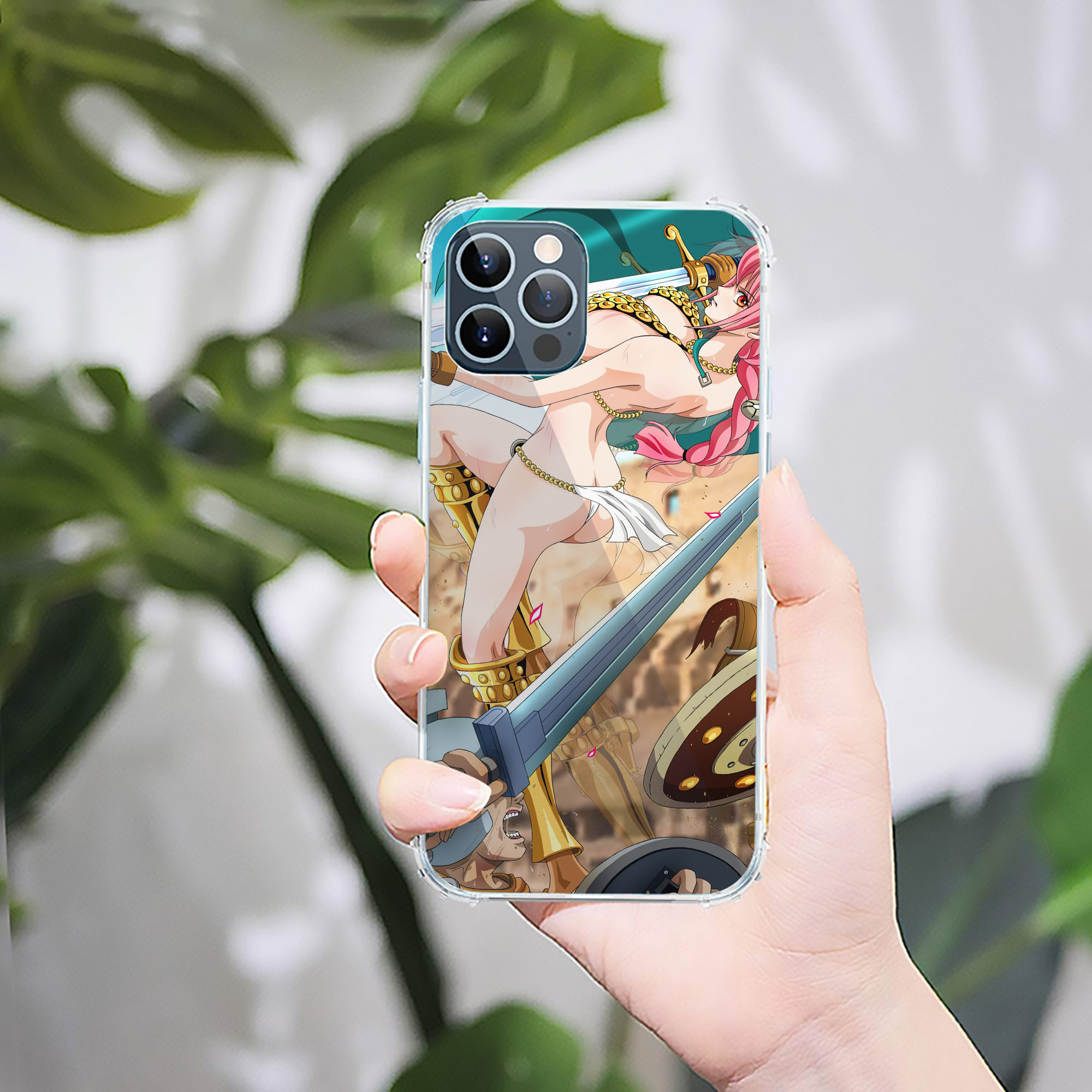 （画像用） ワンピース ONE PIECE 【iPhone 12シリーズ対応】透明スマホケース（クリアソフトケース）